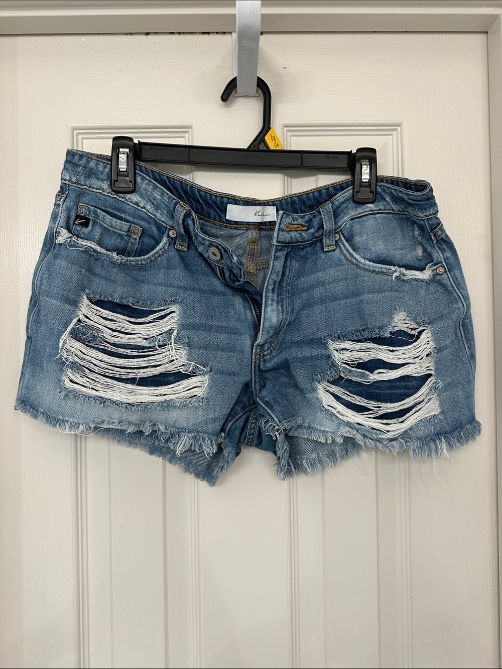 KanCan Ripped Denim Shorts